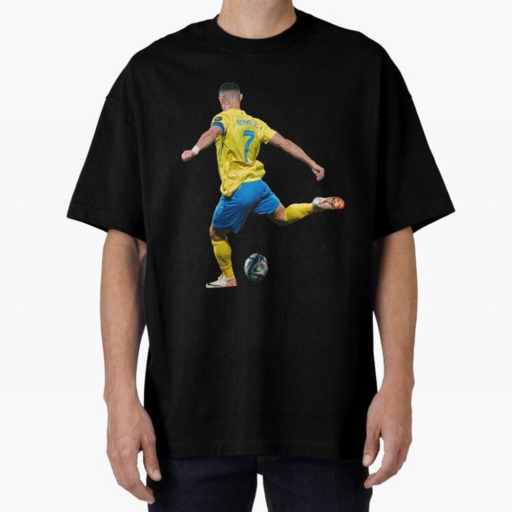 sliding shuto legend Oversized T-Shirt Represent the Passion of the FIFA World Cup 2026 Group Stage Journey through CR7 and Messi Highlights, Brazil Pride, Worldwide Fan Energy, Dramatic Goals, Stadium Lights and Championship Celebrations; Great