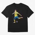 sliding shuto legend Oversized T-Shirt Represent the Passion of the FIFA World Cup 2026 Group Stage Journey through CR7 and Messi Highlights, Brazil Pride, Worldwide Fan Energy, Dramatic Goals, Stadium Lights and Championship Celebrations; Great