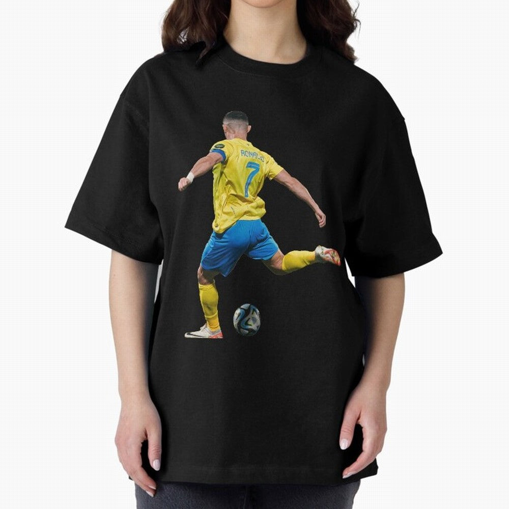 sliding shuto legend Oversized T-Shirt Represent the Passion of the FIFA World Cup 2026 Group Stage Journey through CR7 and Messi Highlights, Brazil Pride, Worldwide Fan Energy, Dramatic Goals, Stadium Lights and Championship Celebrations; Great