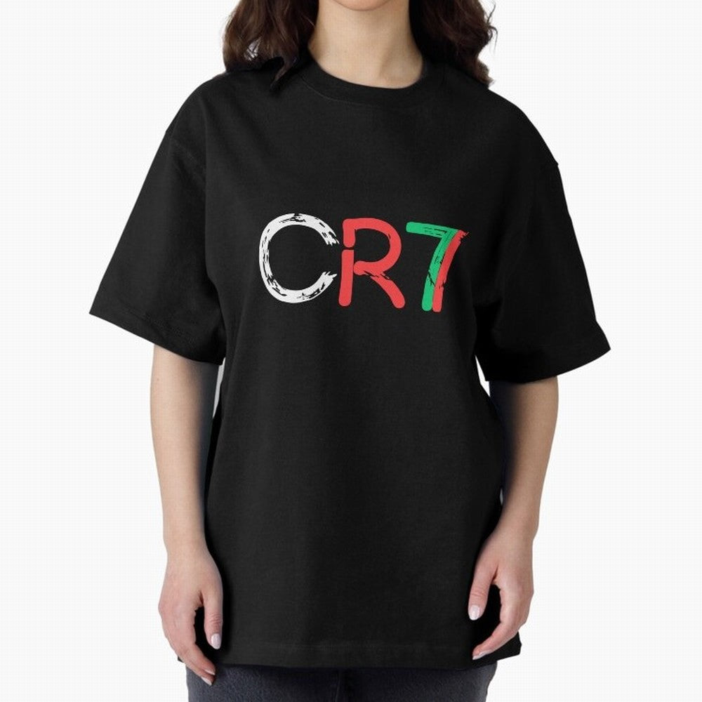 CR7 Cristiano Ronaldo Design Oversized T-Shirt Bring Stadium Energy to FIFA World Cup 2026 Spirit, with Netherlands, Messi, Stadium Memories, Football Loyalty, International Chants and Championship Tradition; Great for Supporters Who Love Legendary