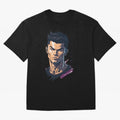 Cristiano Ronaldo Anime Style Oversized T-Shirt Honor Champions and Dreams in FIFA World Cup 2026 USA Canada Mexico Spirit, Highlighting Argentina, France and Brazil, Messi, Neymar and Mbappe, Stadium Chants, National Pride, Trophy Dreams and