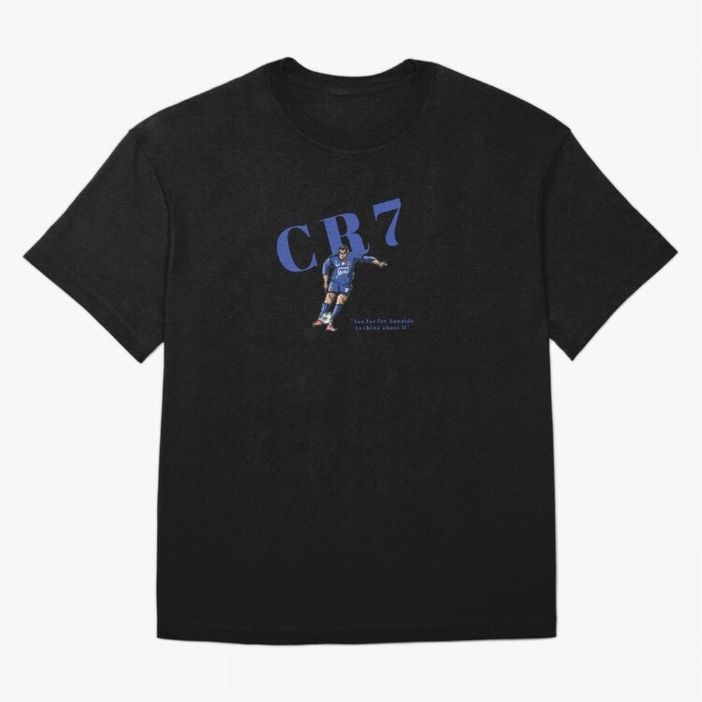 CR7. Oversized T-Shirt Feel the Heartbeat of FIFA World Cup 2026 Group Stage Spirit, Capturing France and Portugal, Cristiano Ronaldo, Worldwide Fan Energy, Dramatic Goals, Stadium Lights and Championship Celebrations; Ideal for Passionate Fans Who