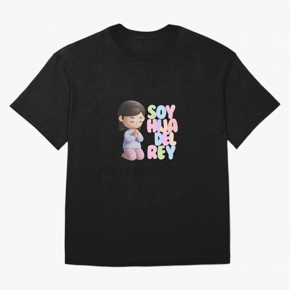 Soy Hija del Rey | Dise?o Cristiano Dulce en Colores Pastel Oversized T-Shirt Turn Football Passion into Match Day Hype around FIFA World Cup 2026 USA Canada Mexico, Cristiano Ronaldo, Haaland and CR7, Germany, Global Supporter Spirit, Legendary