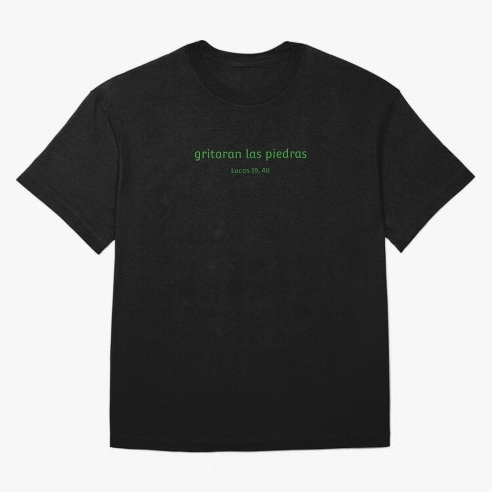 Piedras ¨C Cita b¨ªblica en espa?ol Oversized T-Shirt Embrace FIFA World Cup 2026 Group Stage Built around Messi, Neymar and Mbappe, Portugal Energy, Stadium Memories, Football Loyalty, International Chants and Championship Tradition; Perfect for