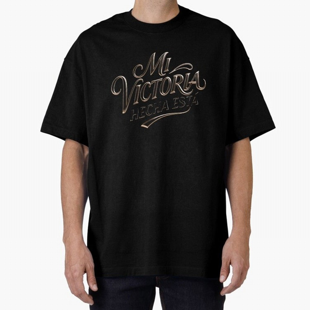 Mi Victoria Hecha Est¨¢ T Shirt Oversized T-Shirt Bring a Champion Mindset to Match Day Hype around FIFA World Cup 2026, Haaland, Brazil, Portugal and Argentina, Match Day Excitement, Supporter Culture, Golden Goals and Global Football Passion;
