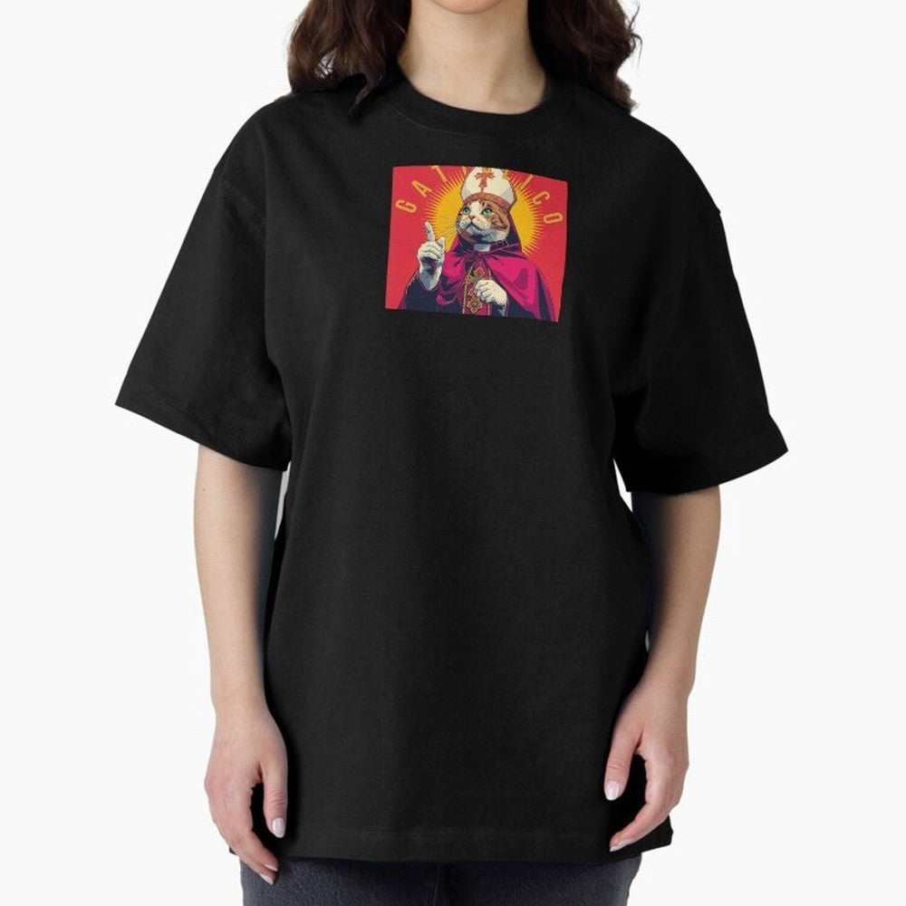 Gattolico Oversized T-Shirt Refresh FIFA World Cup 2026 USA Canada Mexico for Fans of CR7 and France and Portugal, Bringing Champion Mindset, Group Stage Buzz, Knockout Tension and Passionate Fan Culture; Ideal for Fans Who Follow Messi, Cristiano