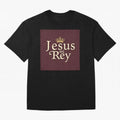 Jesus Mi Rey T Shirt Oversized T-Shirt Join FIFA World Cup 2026 Spirit, Featuring Brazil, Messi, Neymar and Mbappe, Fan Favorite Moments, National Team Passion, Big Match Drama and Soccer History; Ideal for Football Dads, Football Moms, Friends,