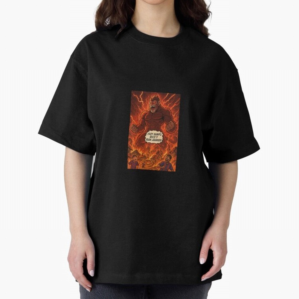 Cristiano monster Oversized T-Shirt Share the Excitement of FIFA World Cup 2026 Spirit, with Spain, Haaland and Mbappe, Goal Celebration Energy, Supporter Heritage, Football Icons and Worldwide Tournament Joy; Ideal for Football Dads, Football