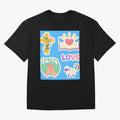 Love Faith T shirt Oversized T-Shirt Celebrate Global Passion for Match Day Hype around FIFA World Cup 2026 USA Canada Mexico, Haaland and Mbappe, England and Germany, Global Supporter Spirit, Legendary Goals, National Colors and Tournament
