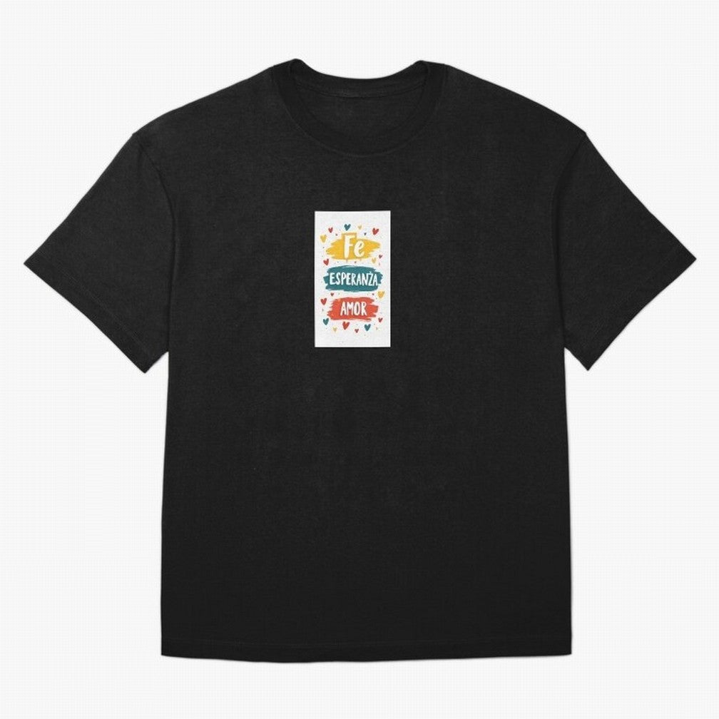 Fe Esperanza Amor Oversized T-Shirt Follow the Final Road of Match Day Hype around FIFA World Cup 2026 USA Canada Mexico, Cristiano Ronaldo, Netherlands, Classic Soccer Heritage, Championship Pressure, Fan Loyalty and International Pride; Perfect