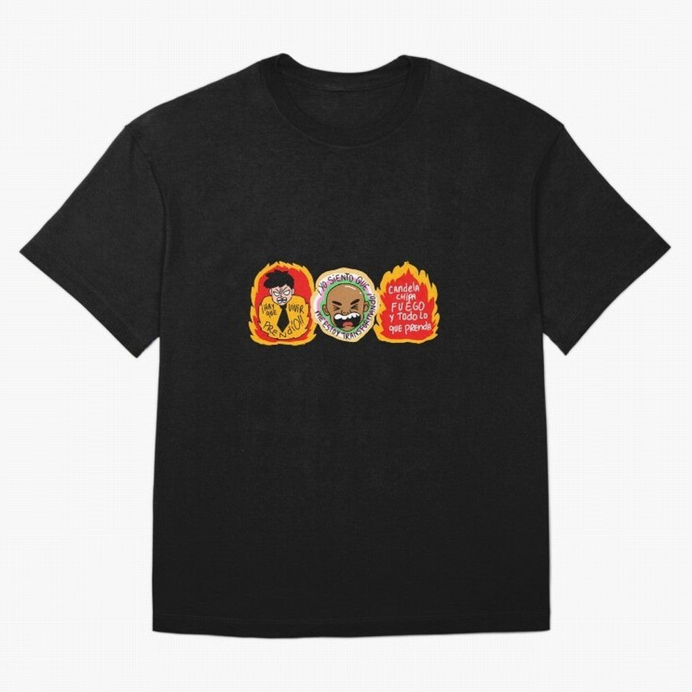 Hay Que Vivir Prendo Yo Siento Que Me Estoy Transformando Candela Chipa Fuego Y Todo Lo Que Prenda Oversized T-Shirt Show Your Tournament Heart for FIFA World Cup 2026 for Fans of Messi and Cristiano Ronaldo and Brazil, Bringing Match Day
