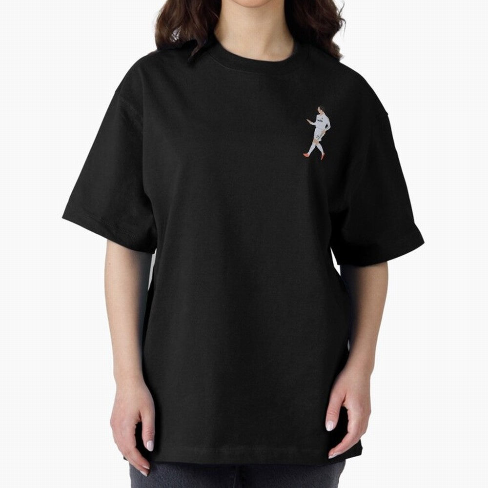 Cristiano Calma Celebration Art Oversized T-Shirt Show Your Tournament Heart for FIFA World Cup 2026 for Fans of Messi and Cristiano Ronaldo and Brazil, Bringing Match Day Excitement, Supporter Culture, Golden Goals and Global Football Passion;