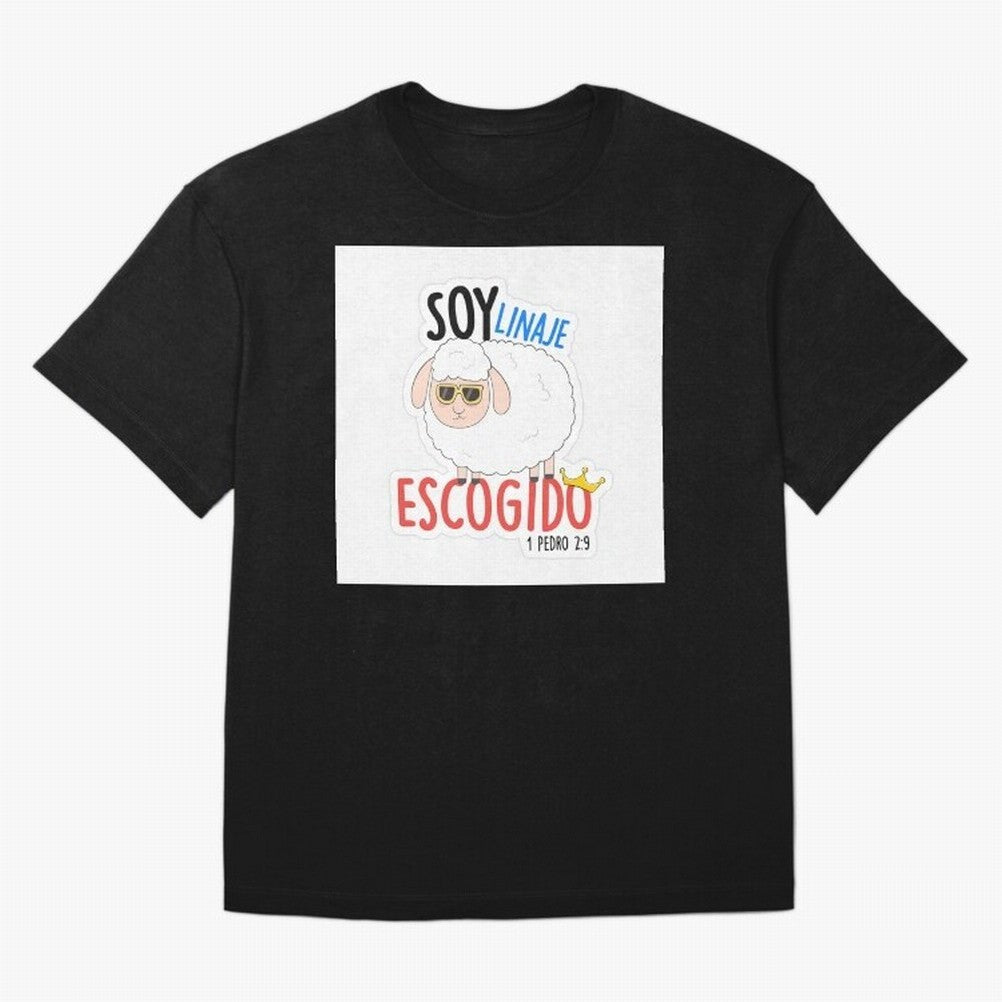 Soy Linaje Escogido - Sticker Cristiano Oversized T-Shirt Relive the Noise and Pride of FIFA World Cup 2026 Group Stage for Fans of Messi, Neymar and Mbappe and England, France and Netherlands, Bringing Worldwide Fan Energy, Dramatic Goals, Stadium