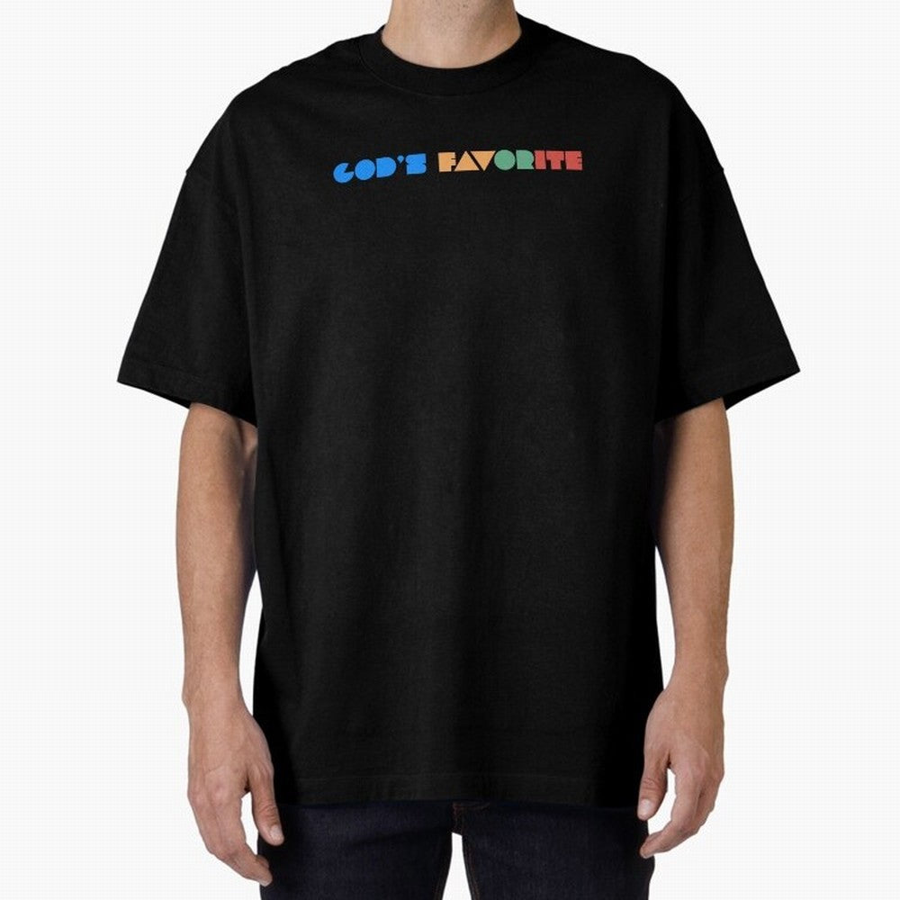 God's Favorite Oversized T-Shirt Turn Football Passion into Global Football Passion for FIFA World Cup 2026 USA Canada Mexico, Made for Messi, Neymar and Mbappe, England, Goal Celebration Energy, Supporter Heritage, Football Icons and Worldwide