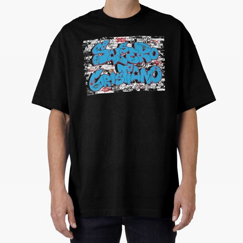 Salsero Cristiano Oversized T-Shirt Feel the Trophy Chase of Global Football Passion for FIFA World Cup 2026 Group Stage, with CR7 and Messi, England and Germany, Football Passion, Legendary Performances, Festival Vibes and Supporter Community;