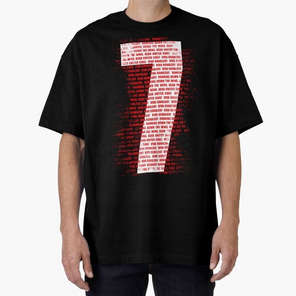 Viva Ronaldo - Chant - Number 7 Oversized T-Shirt Relive Legendary Nights from FIFA World Cup 2026 for Fans of Messi, Neymar and Mbappe and Netherlands, Bringing Sports Nostalgia, International Competition, Famous Players and Unforgettable