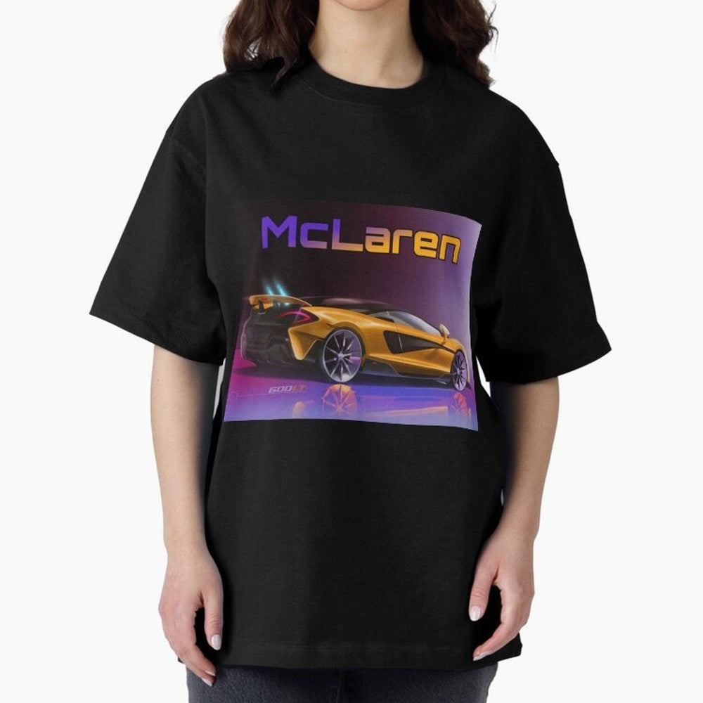Mclaren in Gradient Metallic Color Oversized T-Shirt Feel International Energy from the FIFA World Cup 2026 USA Canada Mexico Journey through Cristiano Ronaldo Highlights, Portugal, Spain and Germany Pride, Match Day Excitement, Supporter Culture,