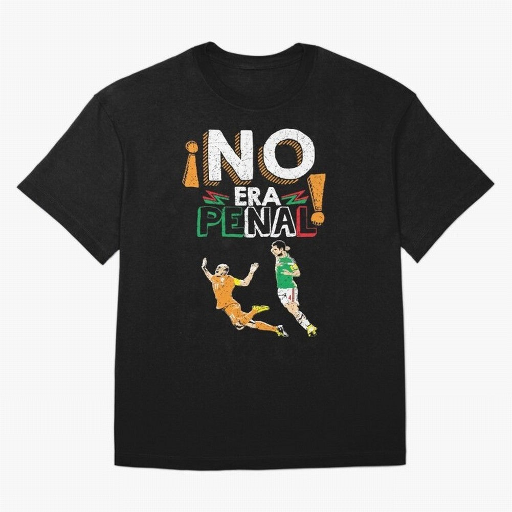 No Era Penal Oversized T-Shirt Celebrate Fan Culture around the FIFA World Cup 2026 Journey through Cristiano Ronaldo Highlights, France and Portugal Pride, Championship Spirit, Famous Goals, Roaring Crowds and International Football Unity; Ideal
