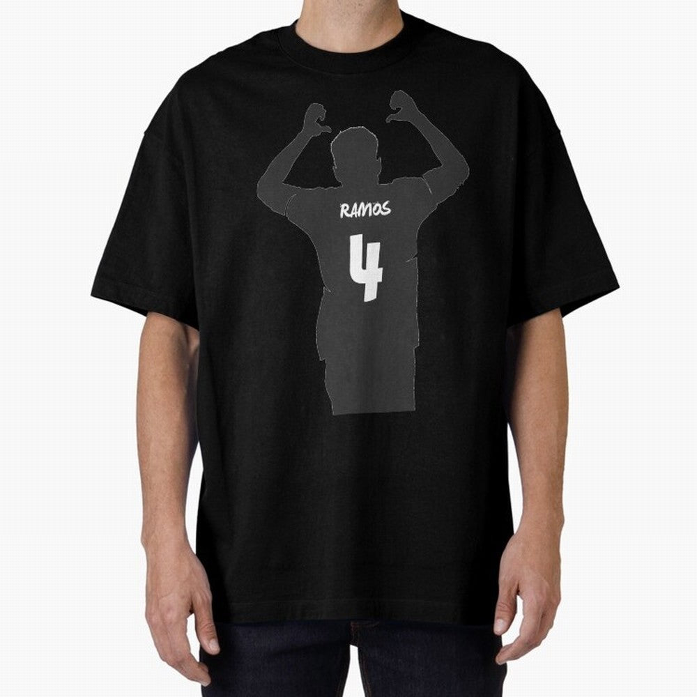 Sergio Ramos artwork Oversized T-Shirt Carry the Dream of FIFA World Cup 2026 Driven by CR7, Argentina Energy, Tournament Hype, Historic Matchups, Family Viewing Parties and Global Sports Pride; Perfect for Supporters Who Want Bold Football Energy,