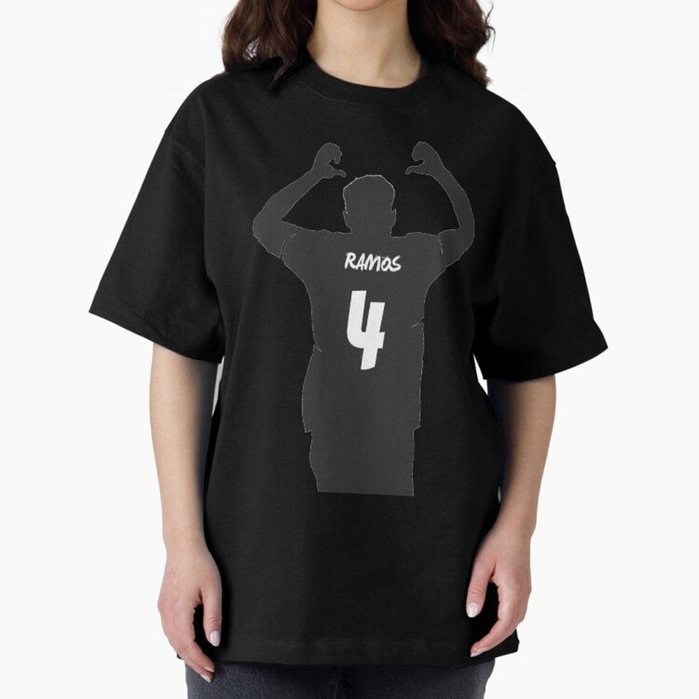 Sergio Ramos artwork Oversized T-Shirt Carry the Dream of FIFA World Cup 2026 Driven by CR7, Argentina Energy, Tournament Hype, Historic Matchups, Family Viewing Parties and Global Sports Pride; Perfect for Supporters Who Want Bold Football Energy,