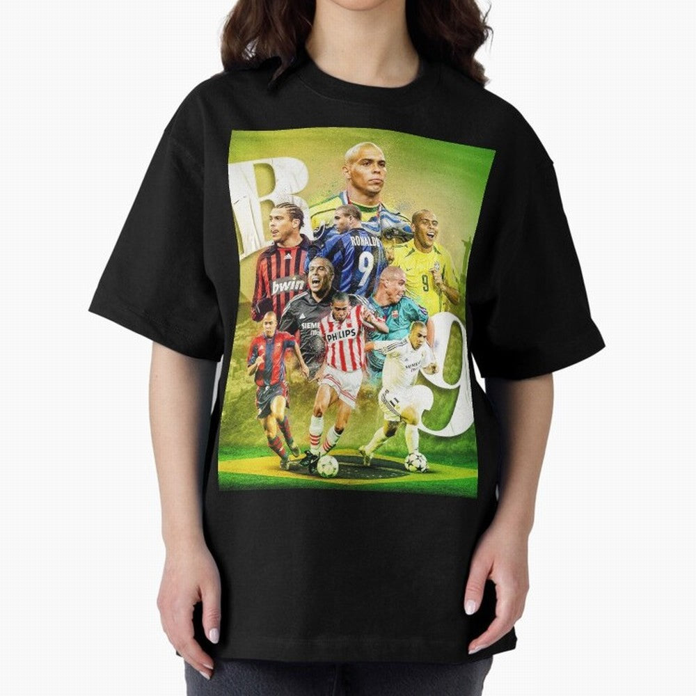 Wallpaper Ronaldo Nazario Brazil Oversized T-Shirt Show Passion for the Stars of FIFA World Cup 2026 USA Canada Mexico Made for Messi, CR7 and Mbappe, Netherlands Energy, Match Day Excitement, Supporter Culture, Golden Goals and Global Football