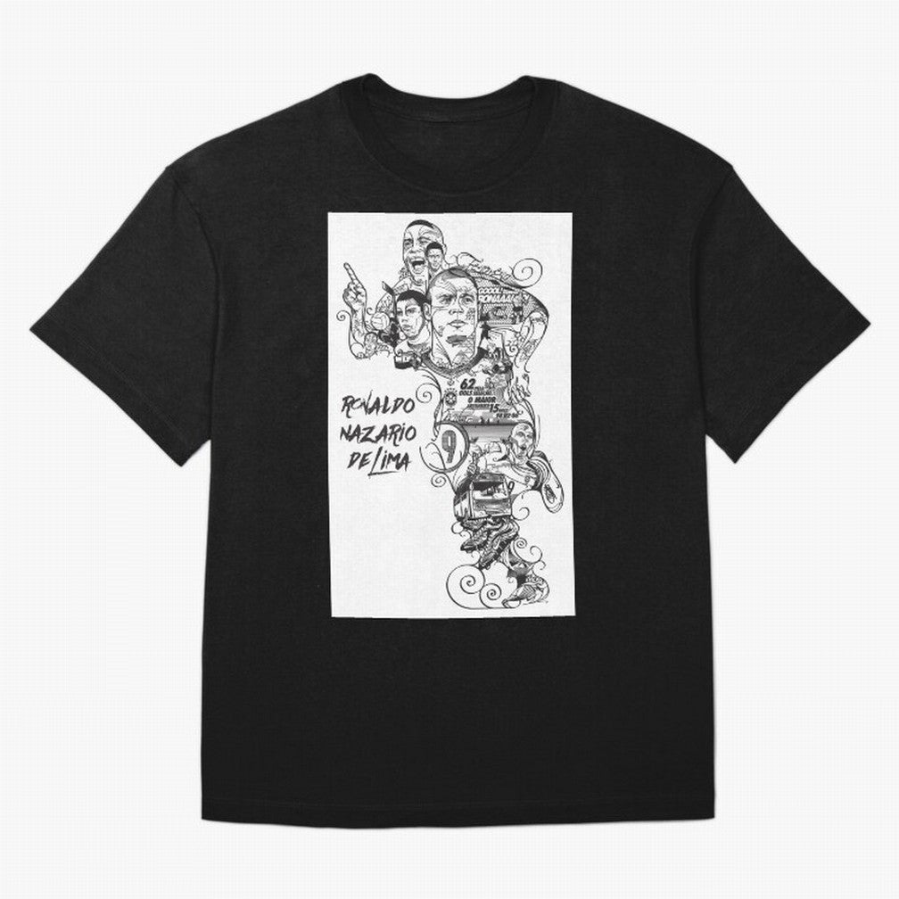 The R9 Era Oversized T-Shirt Unlock Match Day Hype around FIFA World Cup 2026 Group Stage, Messi, Neymar and Mbappe, Argentina and Brazil, Stadium Chants, National Pride, Trophy Dreams and Unforgettable Football Memories; Created for Match Day