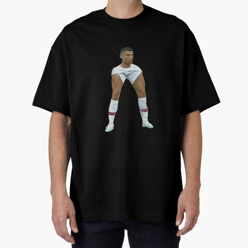 Ronaldo Oversized T-Shirt Celebrate Football Dreams Across Match Day Hype around FIFA World Cup 2026, Haaland, Argentina and Brazil, Stadium Chants, National Pride, Trophy Dreams and Unforgettable Football Memories; Ideal for Fans Who Follow Messi,