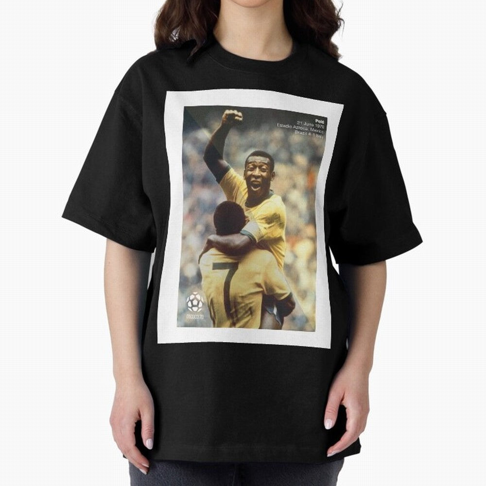 Pele Oversized T-Shirt Bring Global Tournament Vibes to FIFA World Cup 2026 USA Canada Mexico Inspired by Neymar, Haaland and Cristiano Ronaldo, England and Germany Energy, Tournament Hype, Historic Matchups, Family Viewing Parties and Global