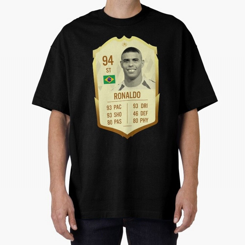 Ronaldo Ultimate Card Oversized T-Shirt Show Fan Pride Across the FIFA World Cup 2026 Journey through Messi Highlights, Argentina, France and Brazil Pride, Champion Mindset, Group Stage Buzz, Knockout Tension and Passionate Fan Culture; Made for