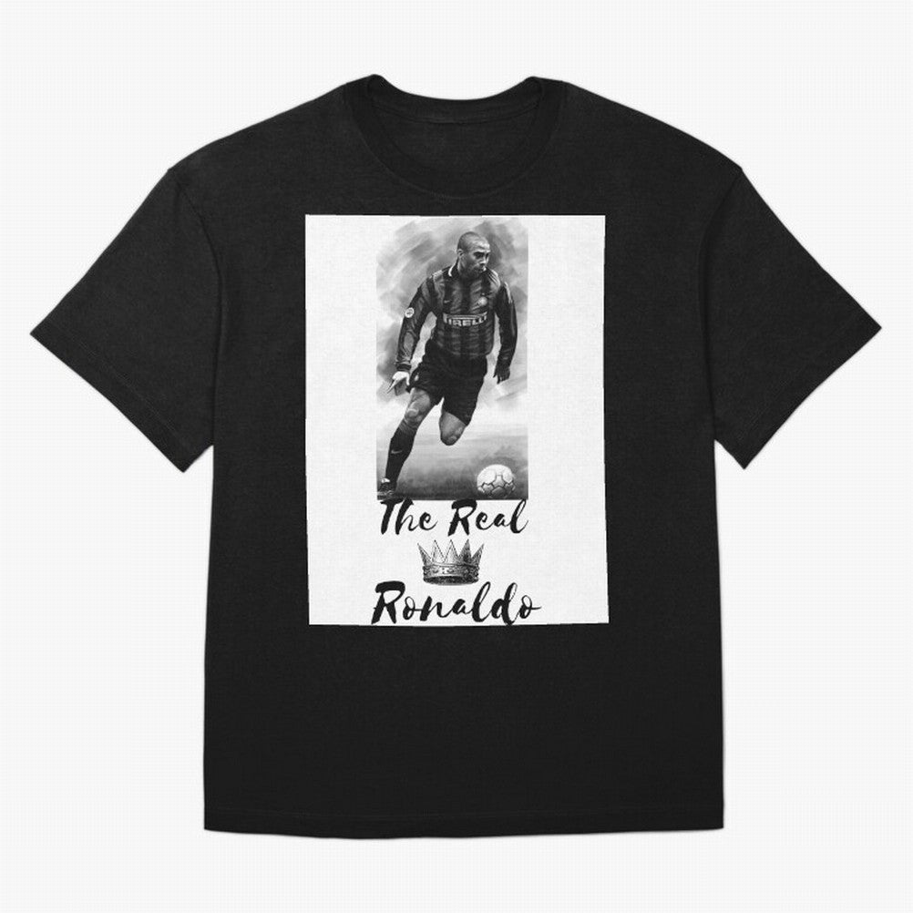 The Real Ronaldo Oversized T-Shirt Carry the Colors and Pride of FIFA World Cup 2026 USA Canada Mexico for Fans of Neymar, Haaland and Cristiano Ronaldo and England, Bringing Goal Celebration Energy, Supporter Heritage, Football Icons and Worldwide