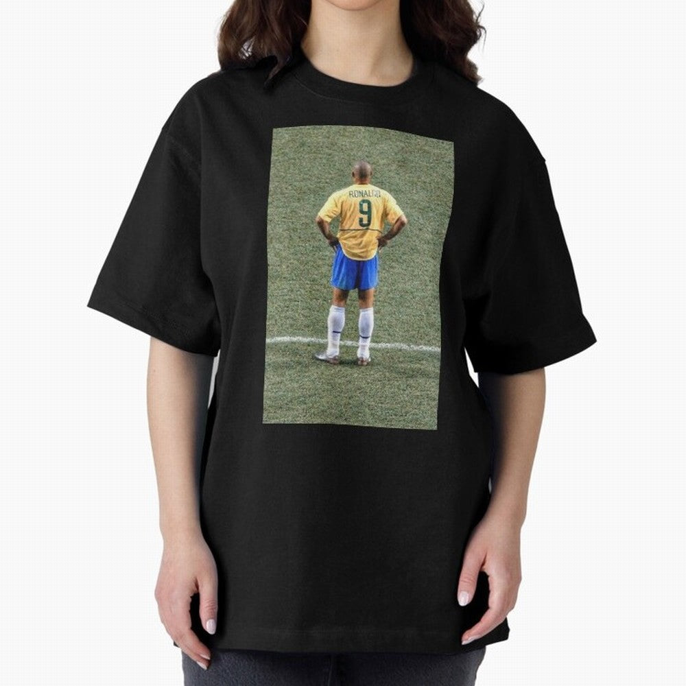 Illustration Ronaldo Luis Nazario de Lima Oversized T-Shirt Feel International Energy from FIFA World Cup 2026 USA Canada Mexico Spirit, Filled with Argentina, Cristiano Ronaldo, Stadium Memories, Football Loyalty, International Chants and