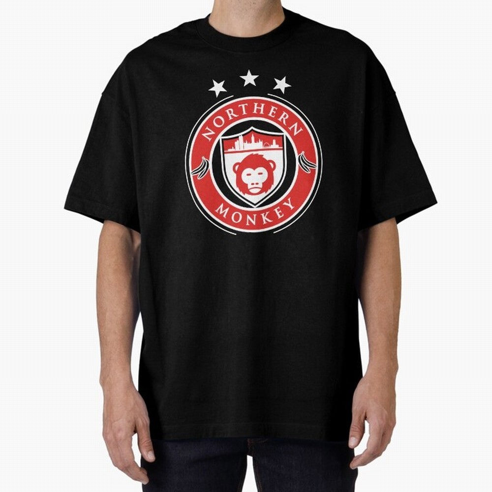 Northern Monkey United Oversized T-Shirt Keep Football History Alive during FIFA World Cup 2026 Group Stage Driven by Mbappe, France Energy, Global Supporter Spirit, Legendary Goals, National Colors and Tournament Celebration; Perfect for Fans,