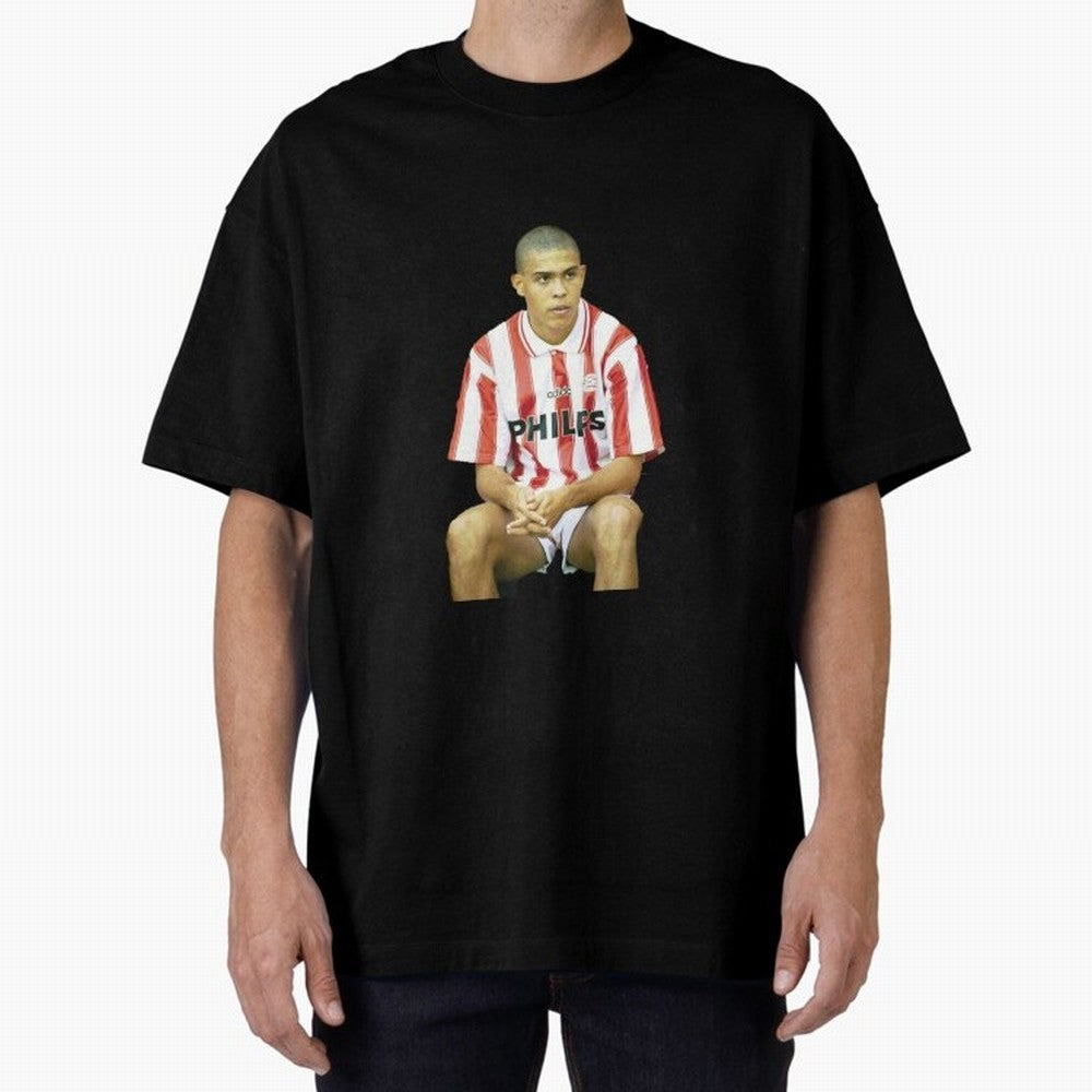 Ronaldo Oversized T-Shirt Share the Excitement of FIFA World Cup 2026 for Fans of Messi, Neymar and Mbappe and Portugal, Bringing Goal Celebration Energy, Supporter Heritage, Football Icons and Worldwide Tournament Joy; Ideal for Football Dads,