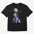 Ronaldinho Wpap Pop Art Oversized T-Shirt Carry National Pride through FIFA World Cup 2026 USA Canada Mexico Spirit, Inspired by Germany, Mbappe and Neymar, Game Day Rituals, Football Legends, Country Pride and the Road to the Final; Ideal for