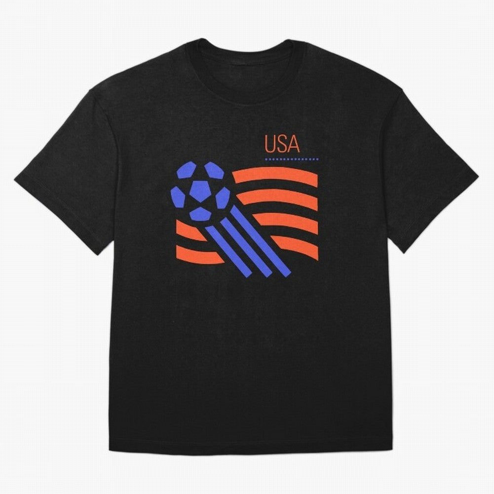 USA 1994 World Cup Soccer Retro 90s Oversized T-Shirt Follow the Final Road of Global Football Passion for FIFA World Cup 2026, Highlighting Mbappe and Neymar, France, Football Festival Excitement, Trophy Ambitions, Country Rivalries and Star