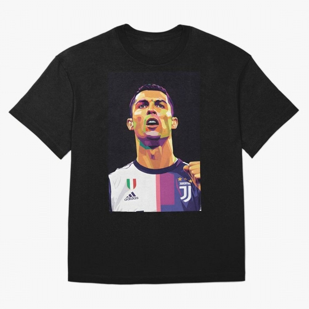 Ronaldo pop art Oversized T-Shirt Bring Home Match Day Hype around FIFA World Cup 2026, Messi and Cristiano Ronaldo, France and Portugal, Supporter Pride, Iconic Celebrations, Legendary Names and Global Match Day Energy; Great for Supporters Who
