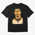 Ronaldo Oversized T-Shirt Show Up for the Glory of FIFA World Cup 2026 Spirit, Connected to France, CR7 and Messi, Supporter Pride, Iconic Celebrations, Legendary Names and Global Match Day Energy; Great for Supporters Who Love Legendary Players,