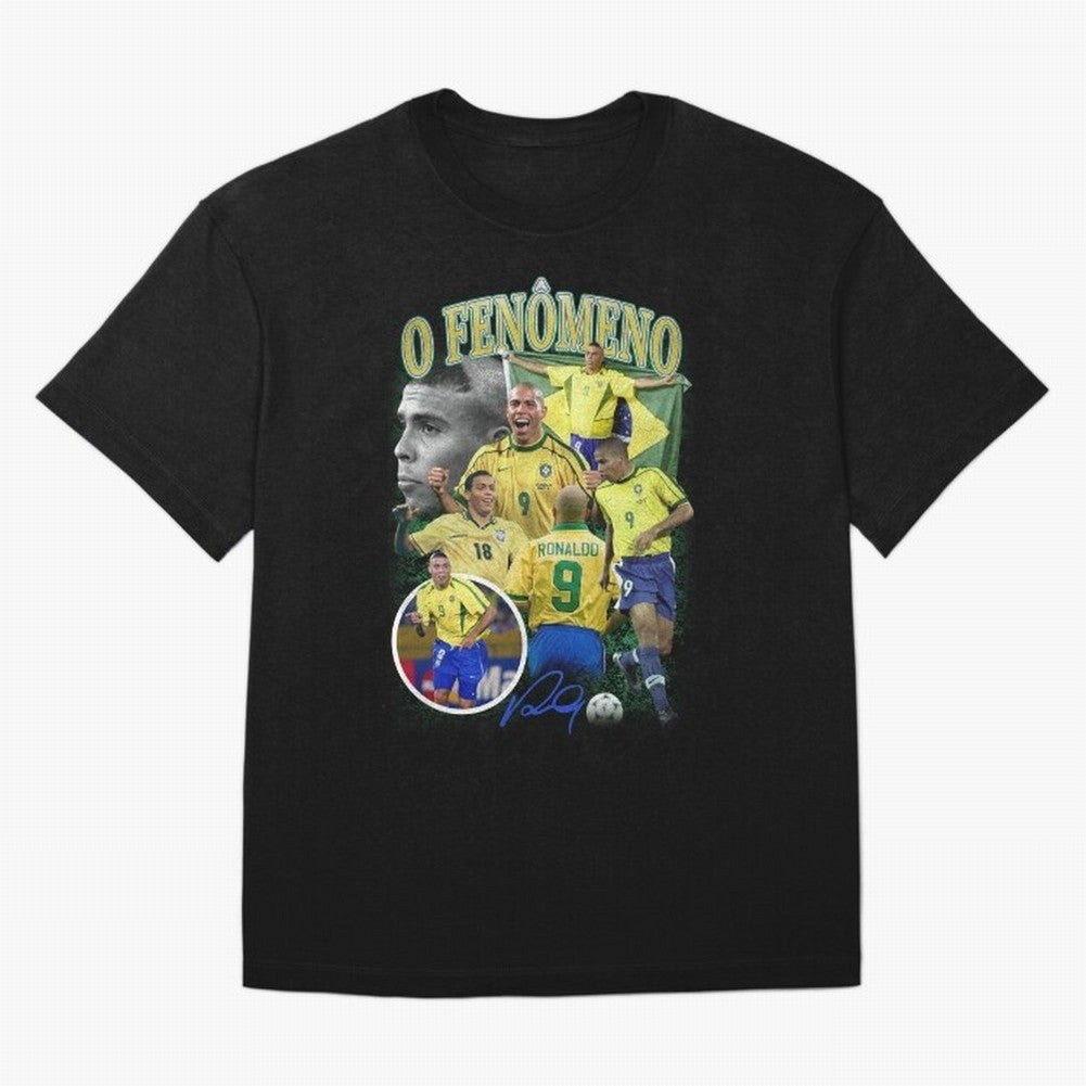 O Fenomeno Ronaldo Oversized T-Shirt Celebrate the Stars of Global Football Passion for FIFA World Cup 2026, Filled with Neymar, Haaland and Cristiano Ronaldo, England and Germany, Champion Mindset, Group Stage Buzz, Knockout Tension and Passionate