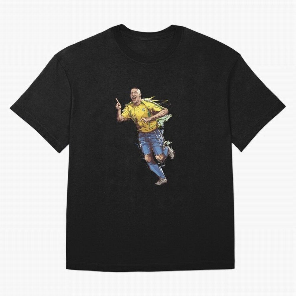 Brazilian Football Player from Milano Oversized T-Shirt Step into Match Day Hype around FIFA World Cup 2026 USA Canada Mexico, Mbappe and Neymar, Argentina, France and Brazil, Football Festival Excitement, Trophy Ambitions, Country Rivalries and
