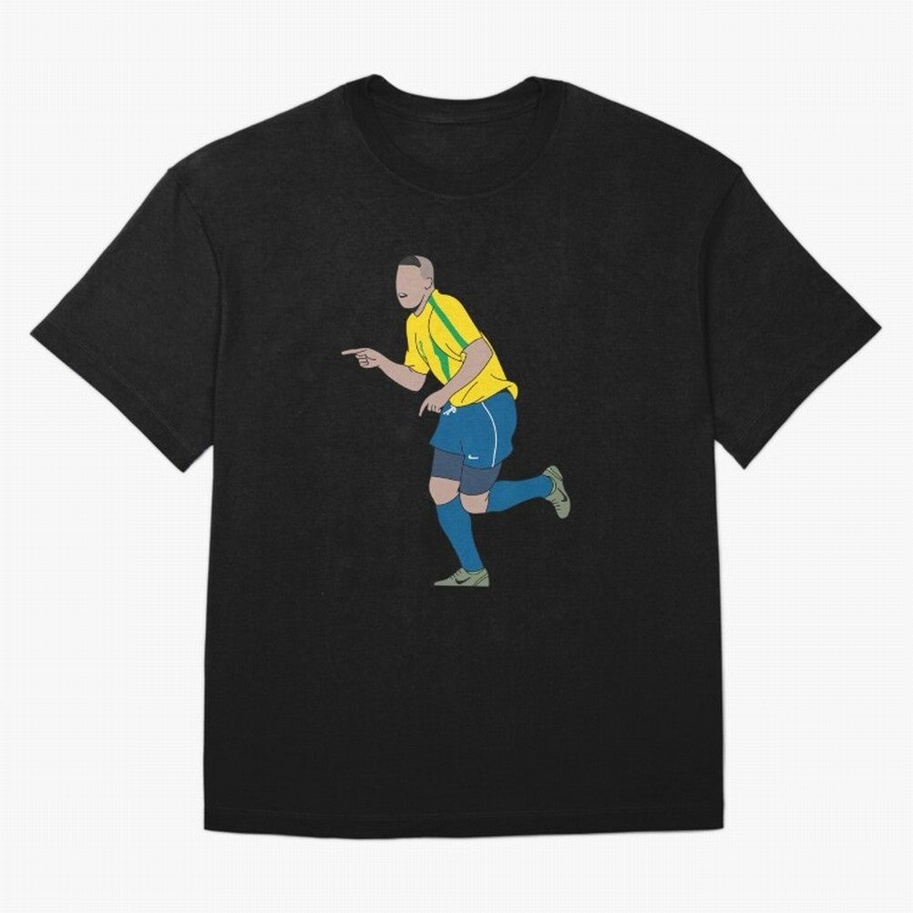 Ronaldo R9 Brazil (2002 WC) Oversized T-Shirt Bring a Vintage Feel to FIFA World Cup 2026 for Fans of Cristiano Ronaldo, Haaland and CR7 and Argentina, Bringing Classic Soccer Heritage, Championship Pressure, Fan Loyalty and International Pride;