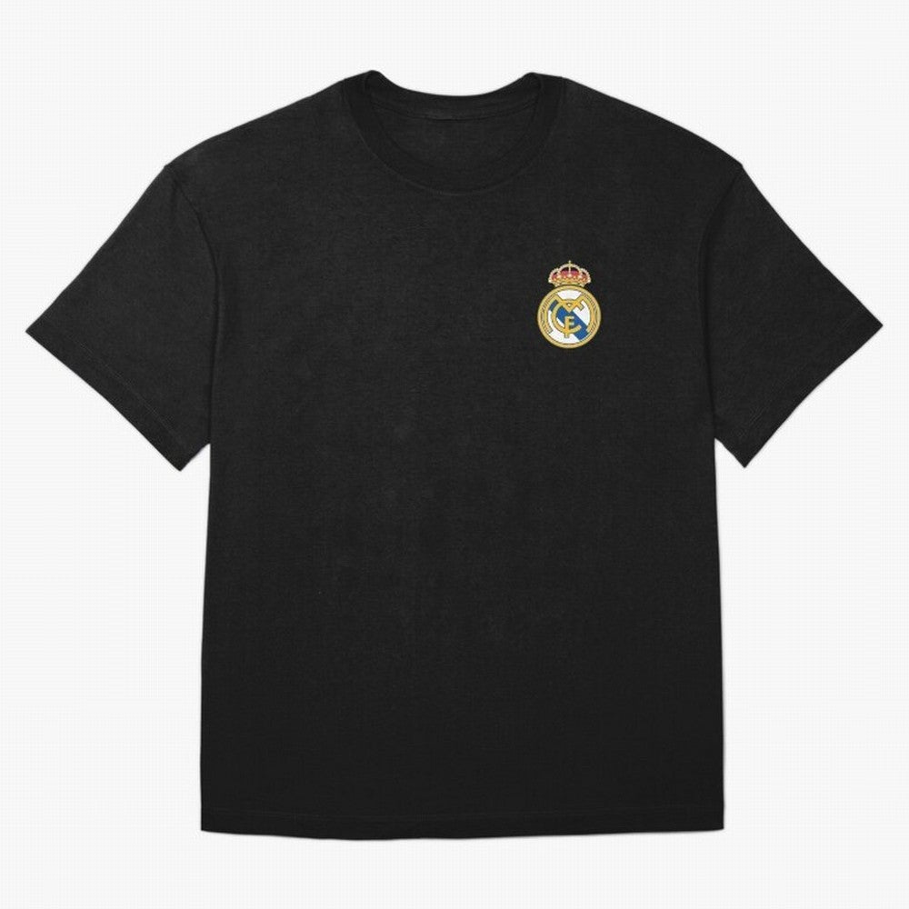 Madrid Football Logo Oversized T-Shirt Carry the Dream of FIFA World Cup 2026 USA Canada Mexico for Fans of Messi, Neymar and Mbappe and Netherlands, Bringing Football History, Final Match Energy, Crowd Noise and Once in a Lifetime Moments; Ideal