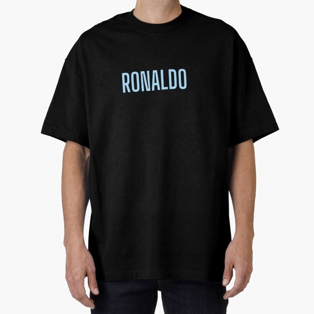 Ronaldo Oversized T-Shirt Honor the Beautiful Game during FIFA World Cup 2026 Spirit, with Netherlands, Messi, Neymar and Mbappe, Sports Nostalgia, International Competition, Famous Players and Unforgettable Victories; Ideal for Fans Who Follow