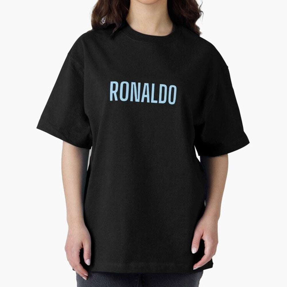 Ronaldo Oversized T-Shirt Honor the Beautiful Game during FIFA World Cup 2026 Spirit, with Netherlands, Messi, Neymar and Mbappe, Sports Nostalgia, International Competition, Famous Players and Unforgettable Victories; Ideal for Fans Who Follow