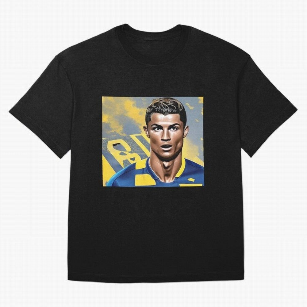 Ronaldo al nassr Oversized T-Shirt Represent FIFA World Cup 2026 USA Canada Mexico Spirit, with Portugal, Messi, Football Passion, Legendary Performances, Festival Vibes and Supporter Community; Perfect for Fans, Collectors, Family Gatherings,