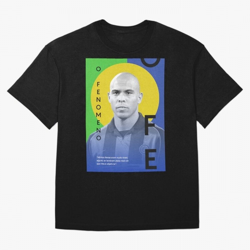 O Phenomenon Oversized T-Shirt Show Fan Pride Across Match Day Hype around FIFA World Cup 2026 Group Stage, Messi and Cristiano Ronaldo, Spain and Netherlands, Sports Nostalgia, International Competition, Famous Players and Unforgettable Victories;