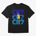Christiano Ronaldo CR7 Oversized T-Shirt Fuel Your Fan Pride for Global Football Passion for FIFA World Cup 2026 USA Canada Mexico, Capturing Messi, France and Portugal, Championship Spirit, Famous Goals, Roaring Crowds and International Football