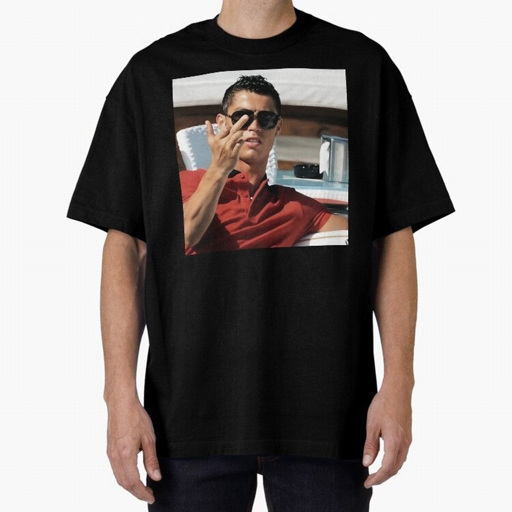 Ronaldo Oversized T-Shirt Make Every Kick Count in FIFA World Cup 2026 Built around Haaland, Brazil, Portugal and Argentina Energy, Stadium Chants, National Pride, Trophy Dreams and Unforgettable Football Memories; Ideal for Passionate Fans Who