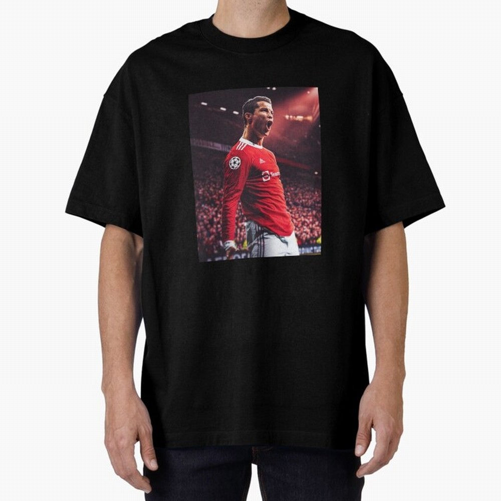 Cristiano Ronaldo CR7 Manchester Home 202122,Ronaldo Gifts, Ronaldo Best Selling , Ronaldo Top Item Oversized T-Shirt Celebrate the Magic of the FIFA World Cup 2026 Journey through Messi and Cristiano Ronaldo Highlights, Portugal Pride, Football