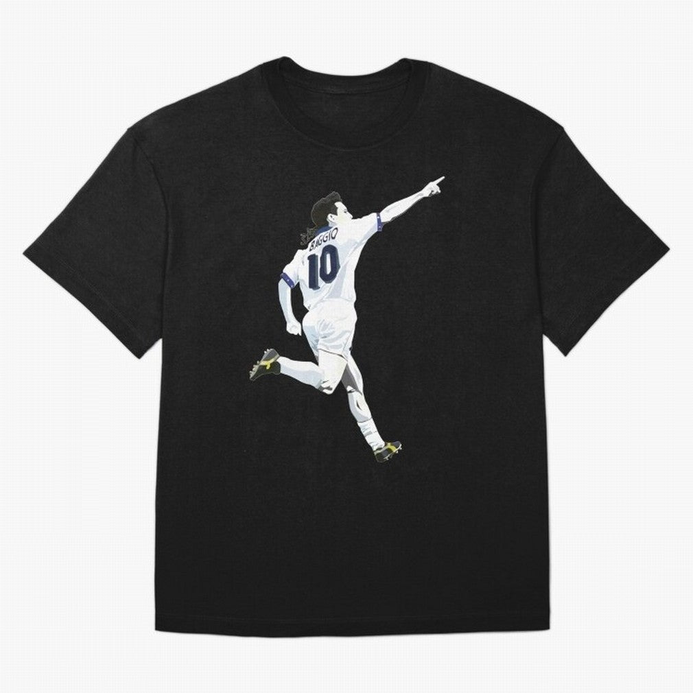 Roberto Baggio - Italy | Mbappe gift Oversized T-Shirt Experience the FIFA World Cup 2026 Group Stage Journey through Haaland and Mbappe Highlights, Argentina, France and Brazil Pride, Worldwide Fan Energy, Dramatic Goals, Stadium Lights and