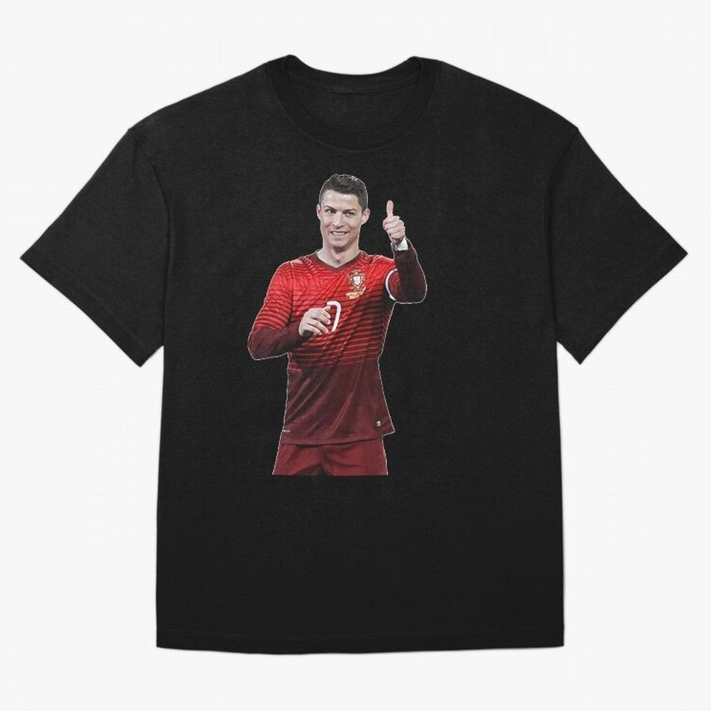 Ronaldo Thumbs Up Oversized T-Shirt Bring Supporter Culture to FIFA World Cup 2026 Group Stage for Fans of Neymar, Haaland and Cristiano Ronaldo and Argentina and Brazil, Bringing Global Supporter Spirit, Legendary Goals, National Colors and
